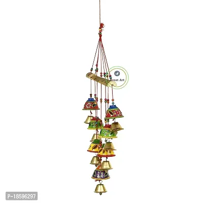 Great Art Hanging Wind Chimes for Home Positive Energy Balcony Home Decorative Items Wall Hanging Bells Decor for Living Room (Multicolour-1)-thumb5