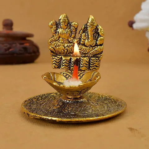 Great Art Metal Idol Showpiece Oil Lamp Diya