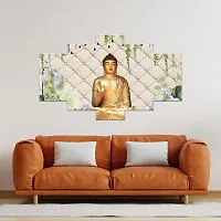 Great Art Set of Five Framed Wall Paintings for Home Decorations-Set Of 5, 3d, Living Room, Hall, Office, Gifting, Big Size Wall Decor(75 X 43 CM)(75 X 43 CM) GTB5-thumb2