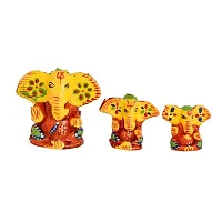 Great Art Rakhi Gift for Brother, Rakhi with Lord Ganesha Idol Combo Set | Best Rakhi for Brother | Pack of 5 (3 Rakhi, 1 Ganesh Idol, 1 Greeting Card, 1 Roli Chawal Pack)-100-1-thumb2