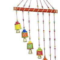 Great Art Door Hanging Red Gota Wood Windchime(Red Wind Chimes -2)-thumb2