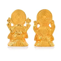 Great Art Sliver Gold Plated Occasional Brass Bowl with Velvet Box for Brother and Sister Greeting Card, Roli Chawal, Rakhi Combo-thumb3