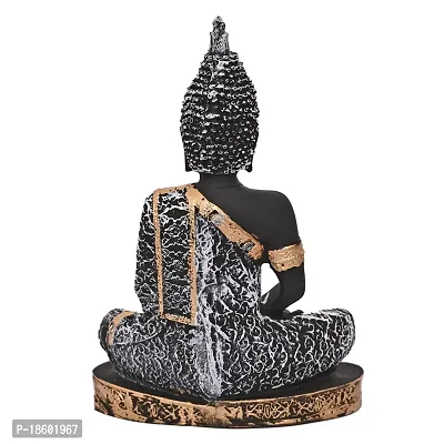 Great Art ?Polyresin Sitting Buddha Idol Statue Showpiece for Home Decor Diwali Decoration and Gifting-HDB- 1003-thumb3