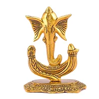 Great Art Metal Lord Ganesh Ido,Golden(GA-HCF-313)-thumb2