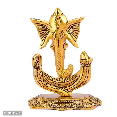 Great Art Metal Lord Ganesh Ido,Golden(GA-HCF-313)-thumb3