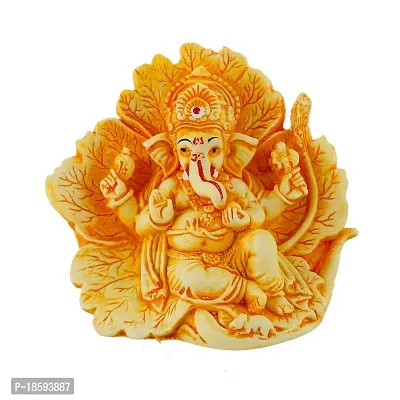 Great Art Lord Ganesha Statue with Decorative Sculpture Figurine Showpiece for Office Desk, Home Decor, Pooja Room and Gift-thumb2