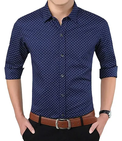 Men's Cotton Printed Regular Fit Casual shirts