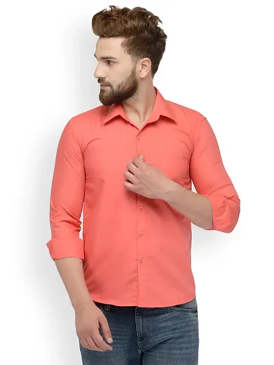 Men's Solid Regular Fit Casual shirts