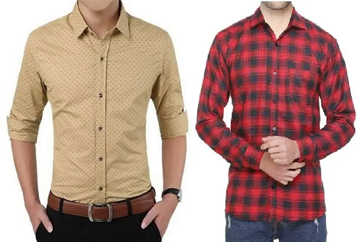 Trendy Cotton Long Sleeves Casual Shirt 