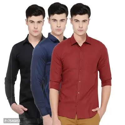 Casual Shirts for Men Combo of 3