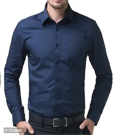 Multicoloured Cotton Solid Formal Shirts For Men-thumb3