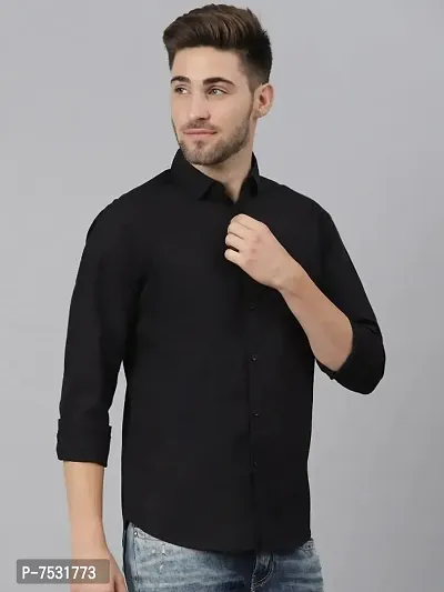 Multi Cotton Solid Casual Shirts For Men-thumb4