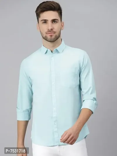 Multi Cotton Solid Casual Shirts For Men-thumb3