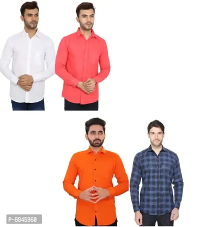Buy Combo of 4 shirt for Men Online In India At Discounted Prices