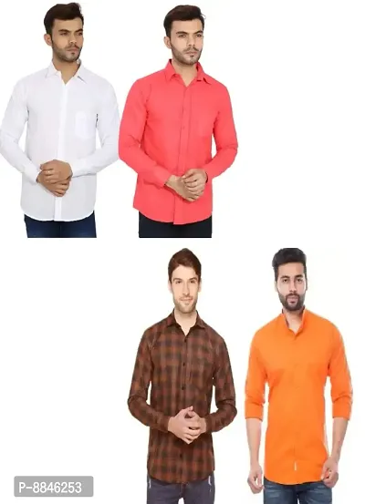 Feed Up Combo of 5 Men's Shirts