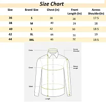 Men's White Cotton Solid Regular Fit Casual shirts-thumb2