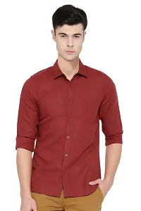 Men's Multicoloured Cotton Shirts set of 3-thumb2