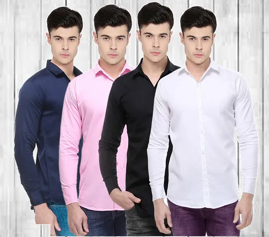 Cotton Long Sleeves Shirts Combo