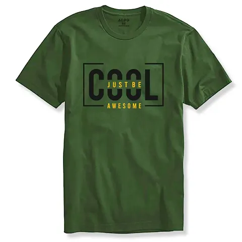 Casual Polycotton T-Shirt For Men