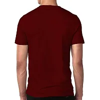 Maroon T-Shirt For Men-thumb1