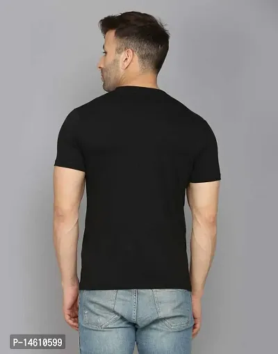 Black  T-Shirt  For Men-thumb2