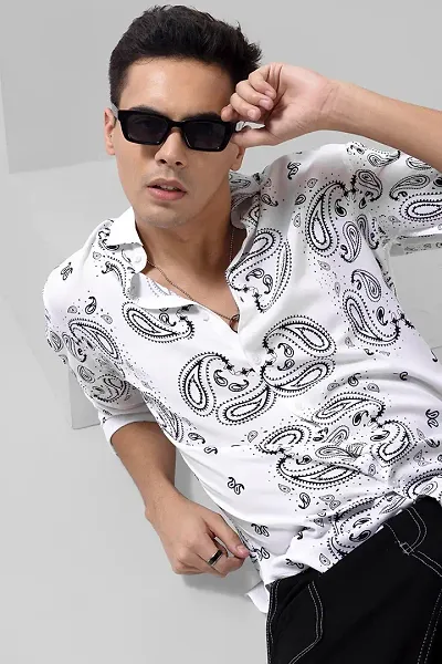 Most Loved Printed Full Sleeves Casual Shirt For Men