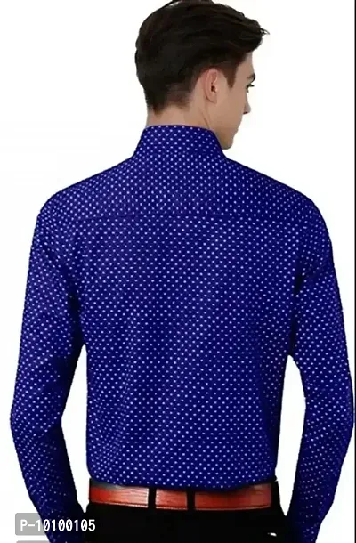 Classic Cotton Dotted Formal Shirts for Men-thumb2