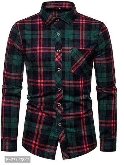 Stylish Cotton Checked Casual Shirts For Men