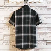 Half Sleeved Check Shirt for Men-thumb2