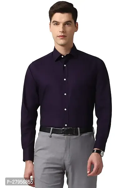 Stylish Cotton Solid Formal Shirts for Men-thumb0