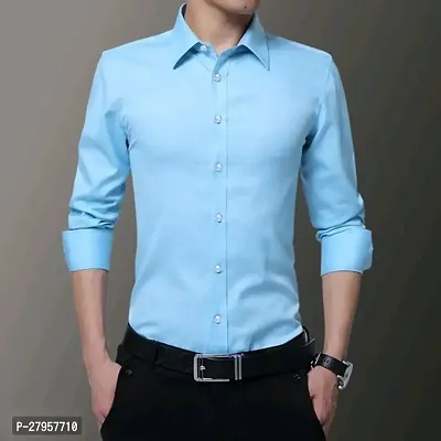 Stylish Cotton Solid Formal Shirts for Men-thumb2