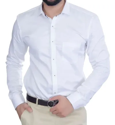 Top Quality White Formal Shirt For Men At Best Price