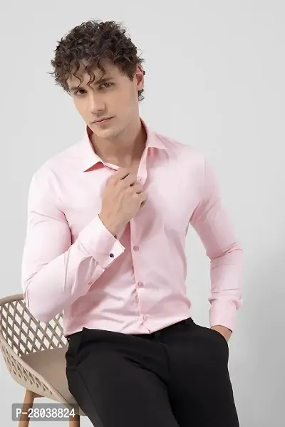Classic Cotton Solid Formal shirts for Men-thumb0