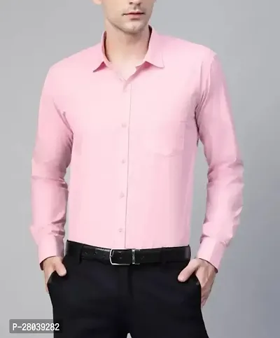 Classic Cotton Solid Formal shirts for Men-thumb0