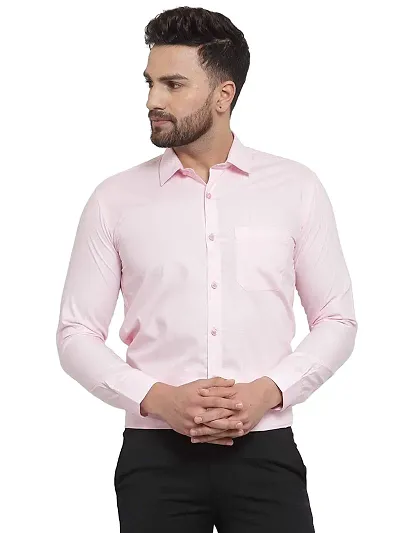 Classic Long Sleeves Solid Formal Shirt For Men