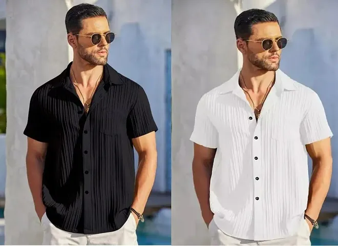 Must Have Polycotton Short Sleeves Casual Shirt 