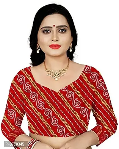 GRIFEZ Women's Vichitra Fancy Sarees (Yellow)-thumb4