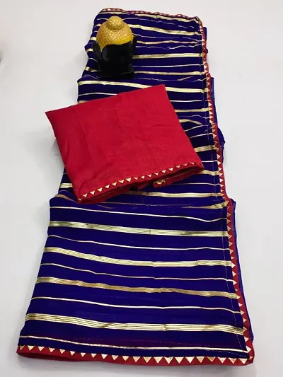 Vichitra Silk Fancy Lining Sarees with Boise Piece