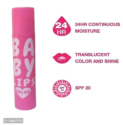 Baby Lips Lip balm 16hrs moisture, translucent color  shine ( PINK LOLITA ) PINK LOLITA  (Pack of: 1, 4.5 g)-thumb2