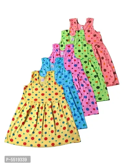 twinkle kids multicolour frock (pack of 5)-thumb0