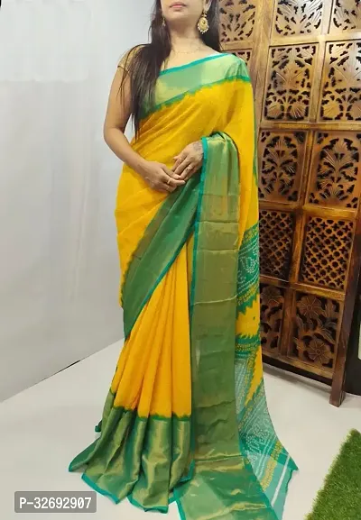 Elegant Multicoloured Chiffon Printed Saree With Blouse Piece For Women-thumb0