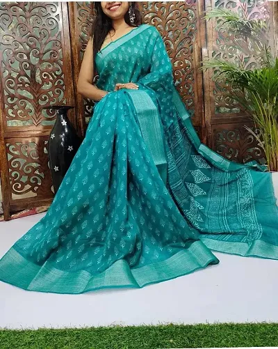 Stylish Blend Floral saree