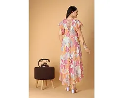 Stunning Georgette Printed Gown For Women-thumb2