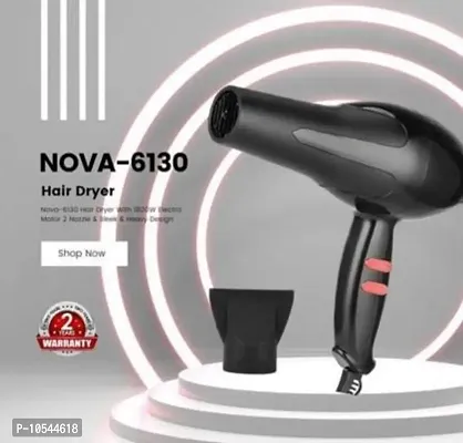 NOVA NV-6130 Hair Dryer for Men and Women Hair Dryer  (1800 W, Black) VNYJ