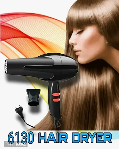 NOVA NV-6130 Hair Dryer for Men and Women Hair Dryer  (1800 W, Black) VNTY-thumb0