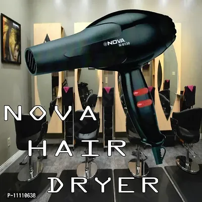 Nova Nv 6130 Hair Dryer For Men And Women Hair Dryer 1800 W Black Vnty Hair Styling Others
