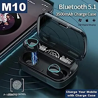 PODS M10 TWS Bluetooth 5.1 In Ear Earbuds 3500mAh Charging Box Wireless Headphone Stereo Sports Waterproof Earbuds Headsets with Microphone-thumb3