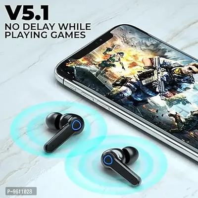 M19 TWS Bluetooth V5.1 Earbuds Active Noise Cancelling with LED Display Portable Wireless Touch Control Earbuds TWS Earphone IPX5 Waterproof Headset with Torch fro Gaming Workout Streaming-thumb3