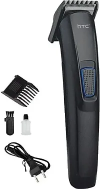 HTC. AT-522 Rechargeable Hair Clipper and Trimmer for Men Beard and Hair Cut (Black)-thumb2