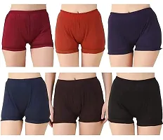 Boyshorts Drawer for Girls | Cotton Inner Wears Bloomer Briefs Panties for Girl | Girls Underwear Combo Pack of 4-thumb3